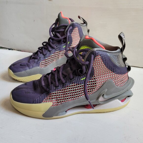 Nike Air Zoom G.T. Jump Chaos Dark Raisin Purple Grey CZ9907-500 Mens Sz 7.5 EUC main image 5